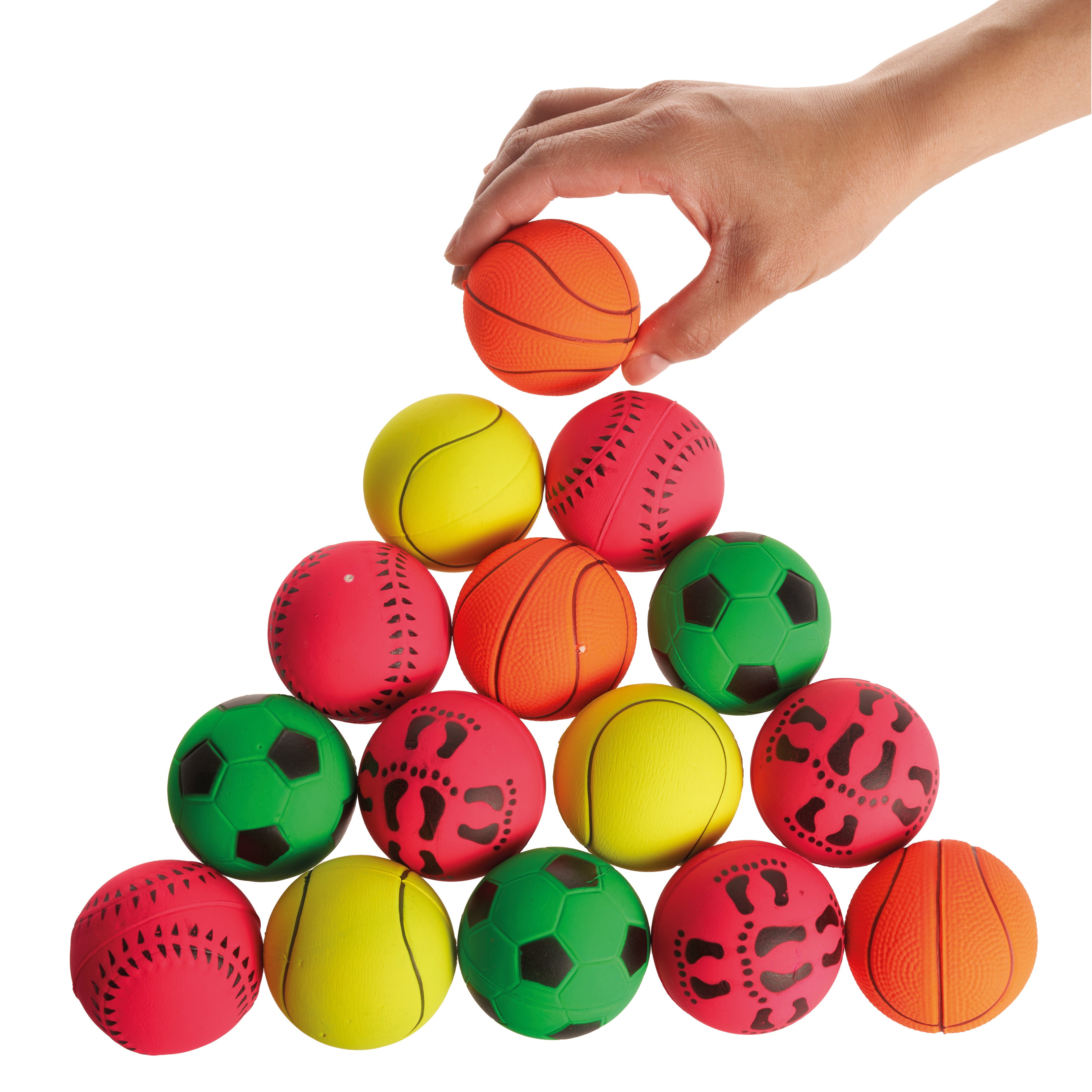 Soft rubber balls on sale