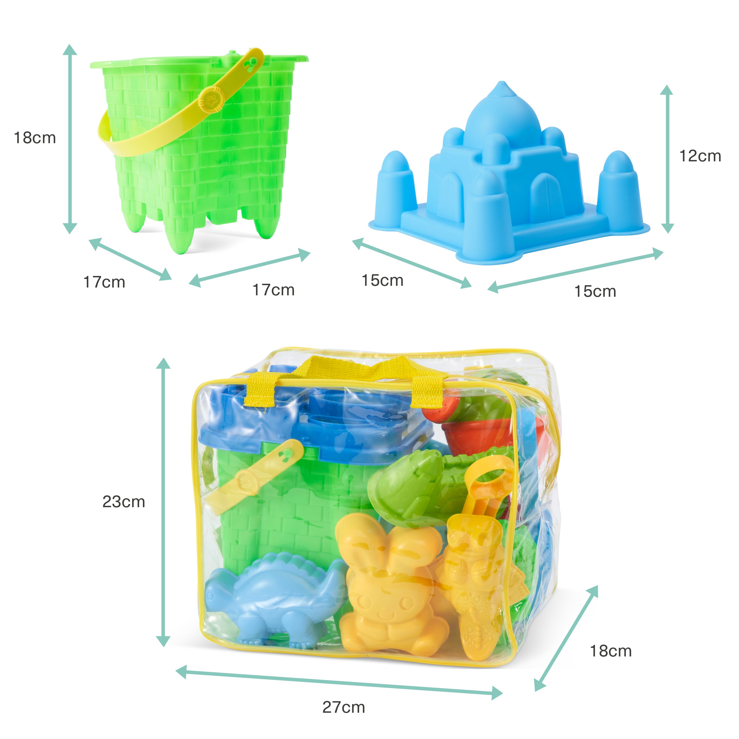 Sand Castle Beach Toys Set